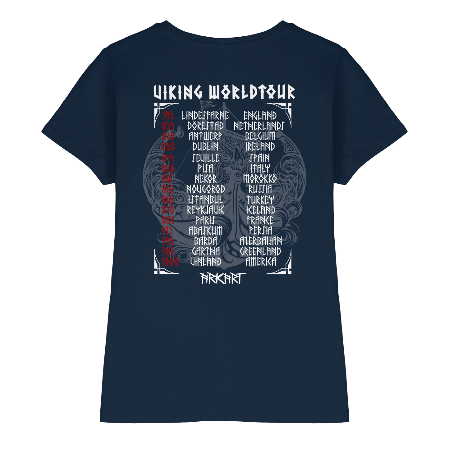 Viking Worldtour - Shirt Damen Fitted Cut