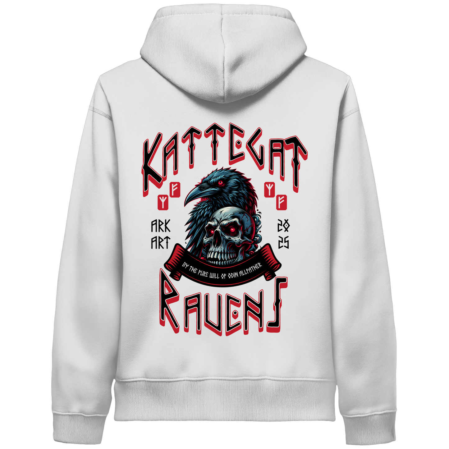 Kattegat Ravens - Hoodie - Sidepocket