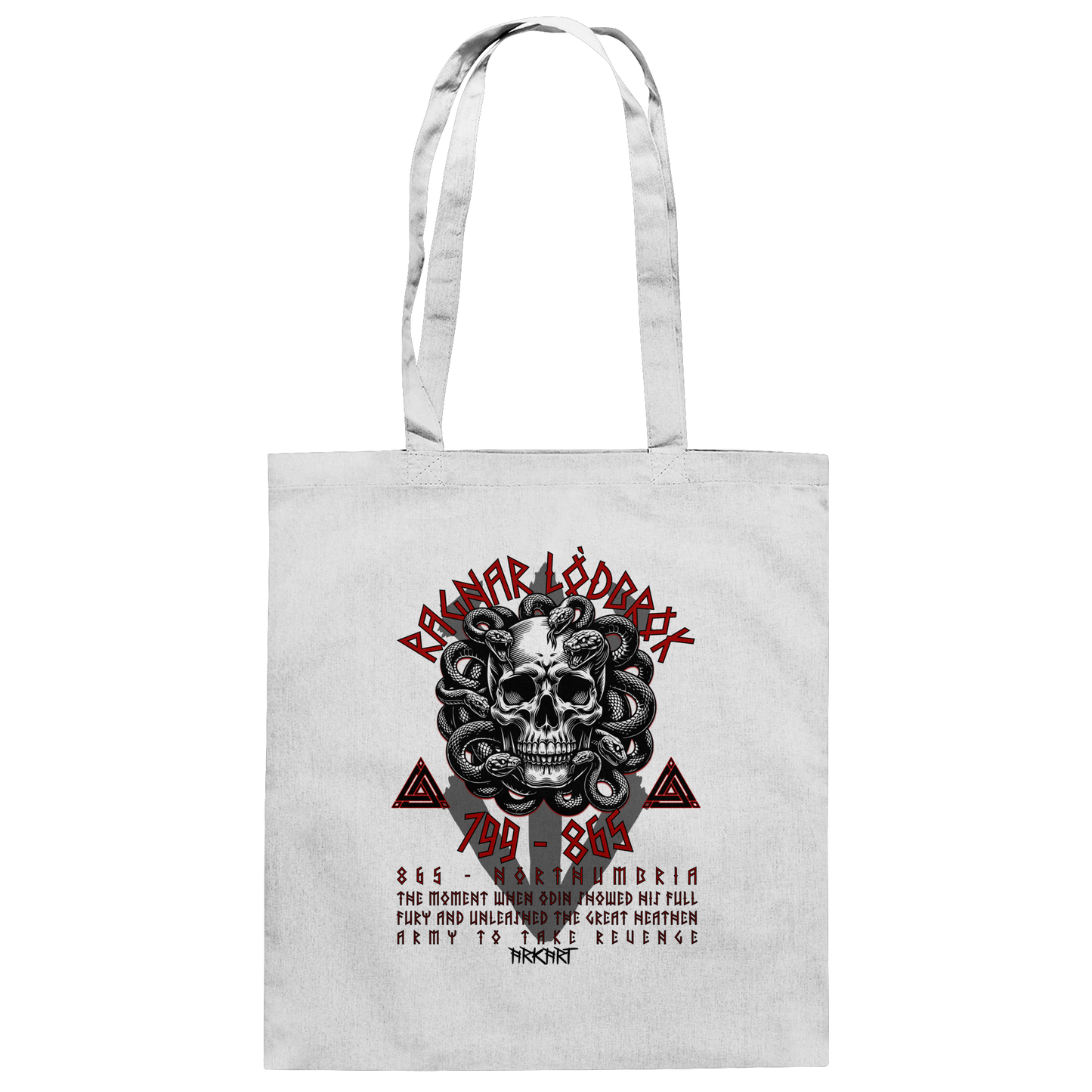 Ragnar in Northumbria - Baumwolltasche