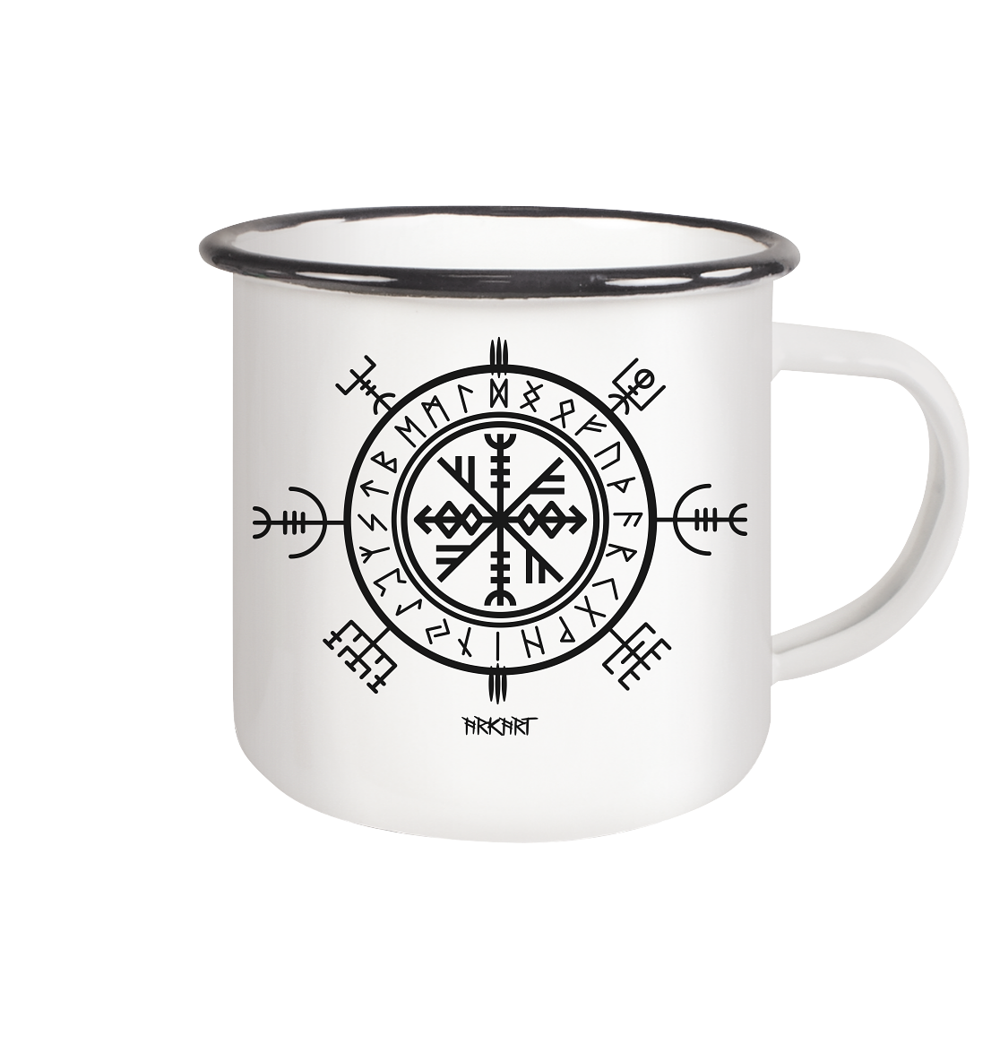 Runenkern - Tasse Emaille