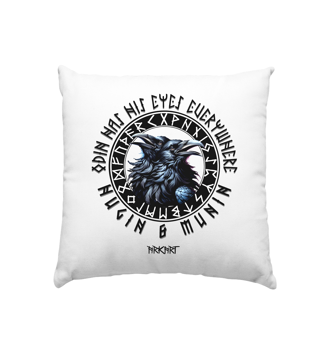 Hugin & Munin - Kissen 40x40cm