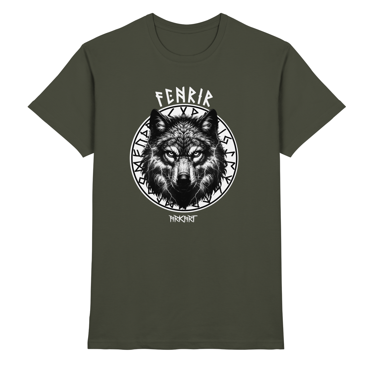 Fenrir Runenkreis - Shirt Herren