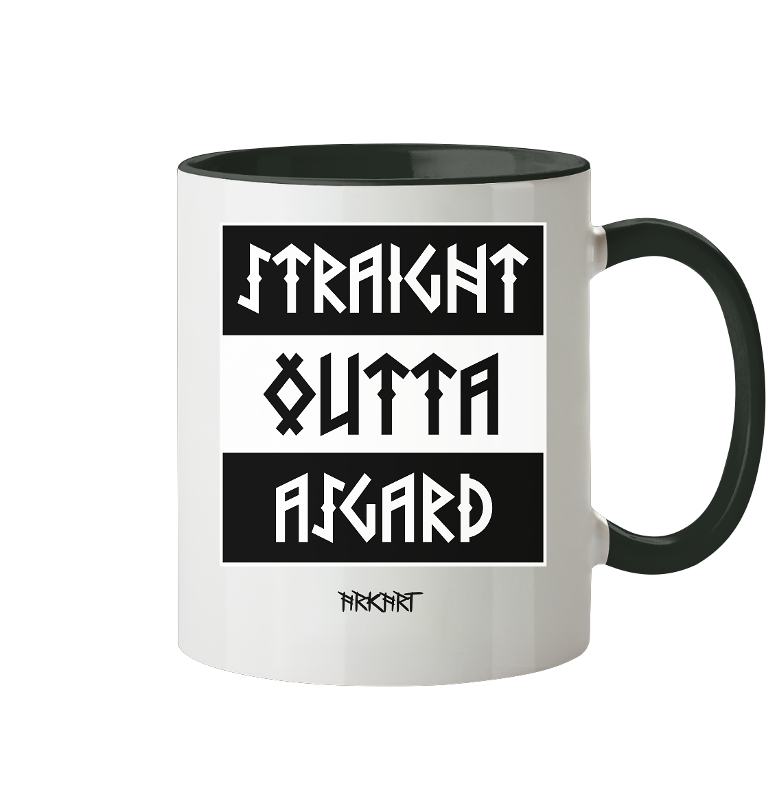 Straight outta Asgard - Tasse zweifarbig