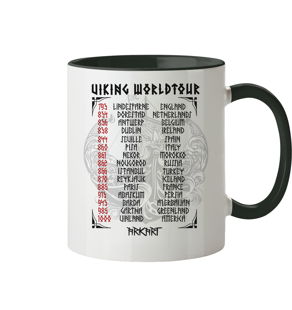 Viking Worldtour - Tasse zweifarbig