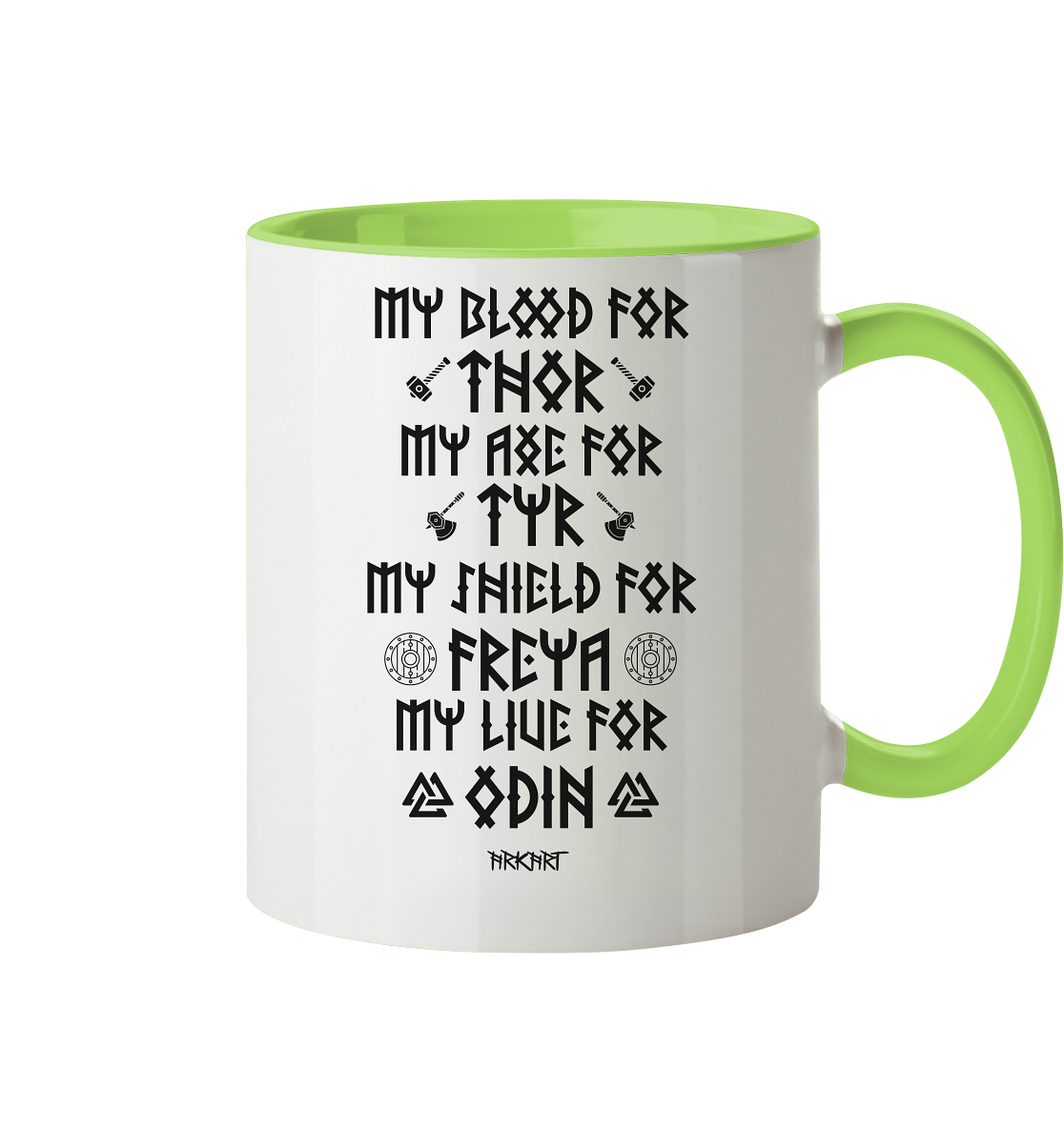 My Blood For Thor... - Tasse zweifarbig