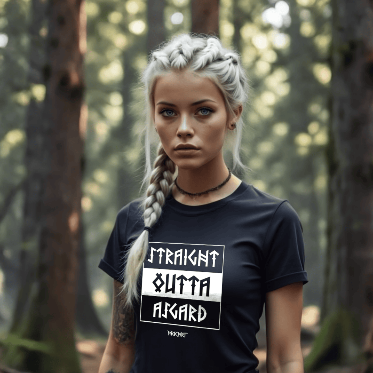 Straight outta Asgard - Shirt Damen Fitted Cut