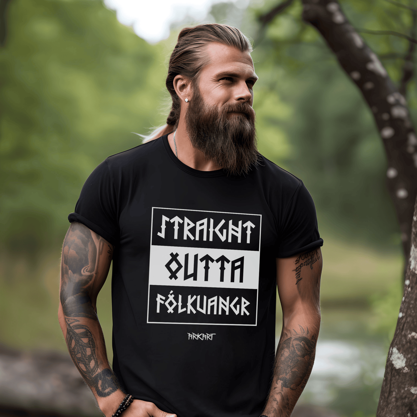 Straight outta Fólkvangr - Shirt Herren