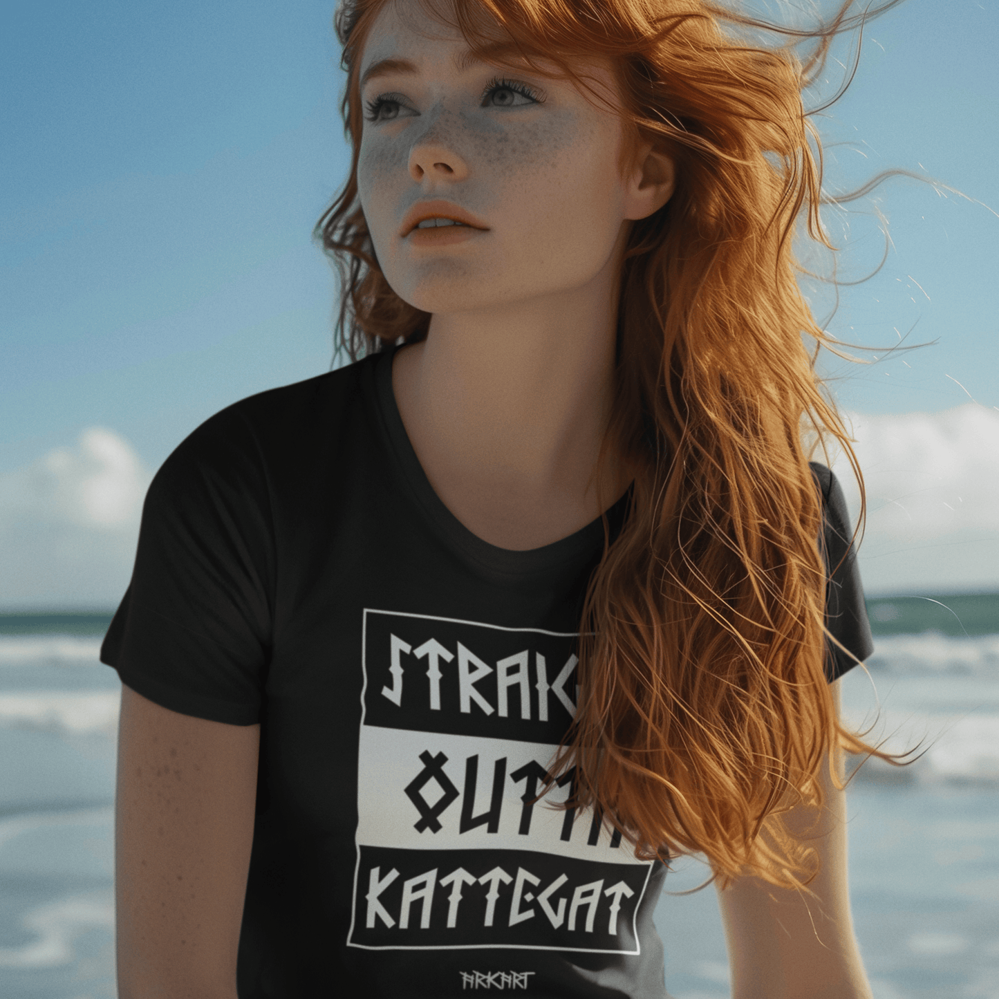 Straight outta Kattegat - Shirt Damen Fitted Cut