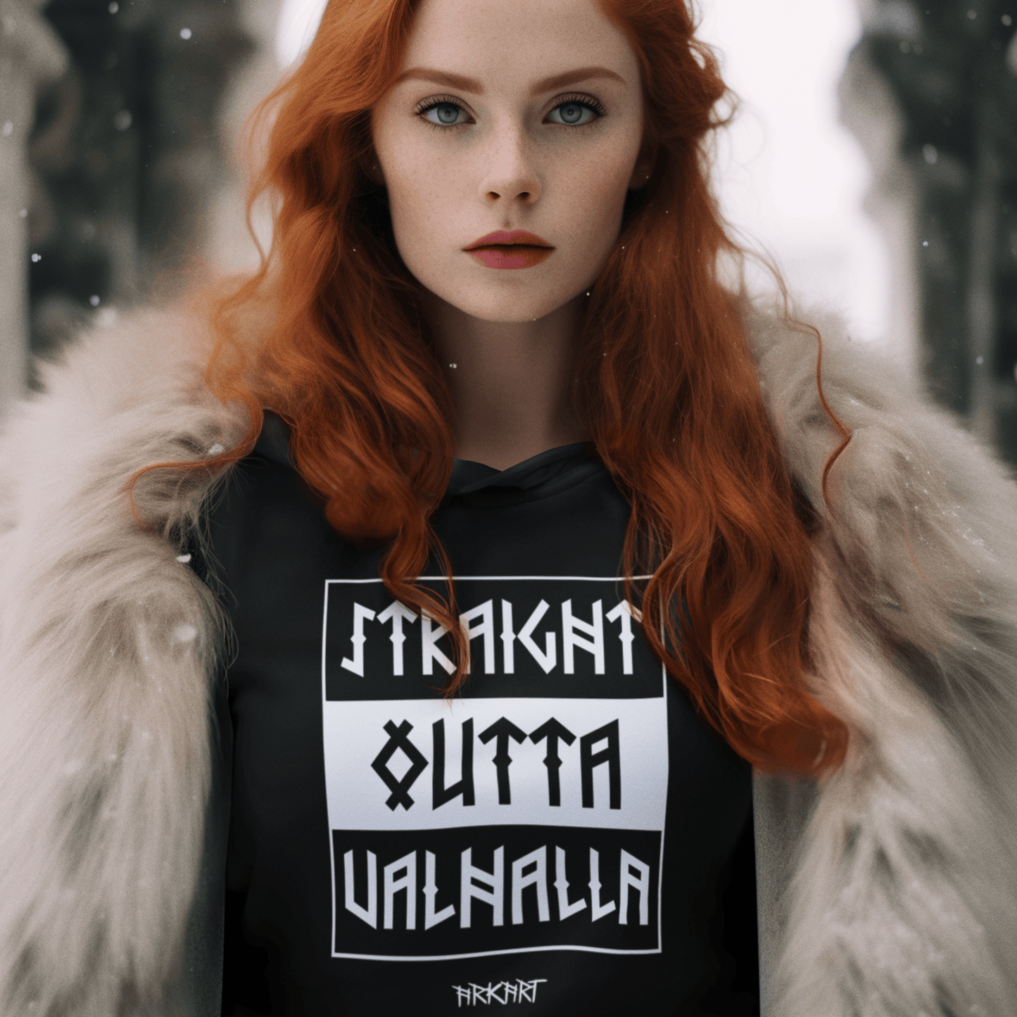 Straight outta Valhalla - Hoodie - Sidepocket