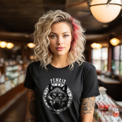 Fenrir Runenkreis - Shirt Damen Regular Fit