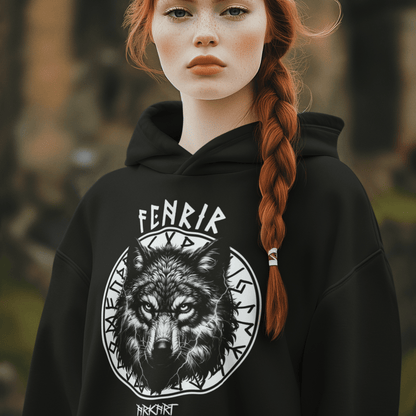 Fenrir Runenkreis -  Hoodie