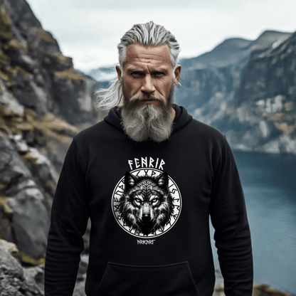 Fenrir Runenkreis -  Hoodie
