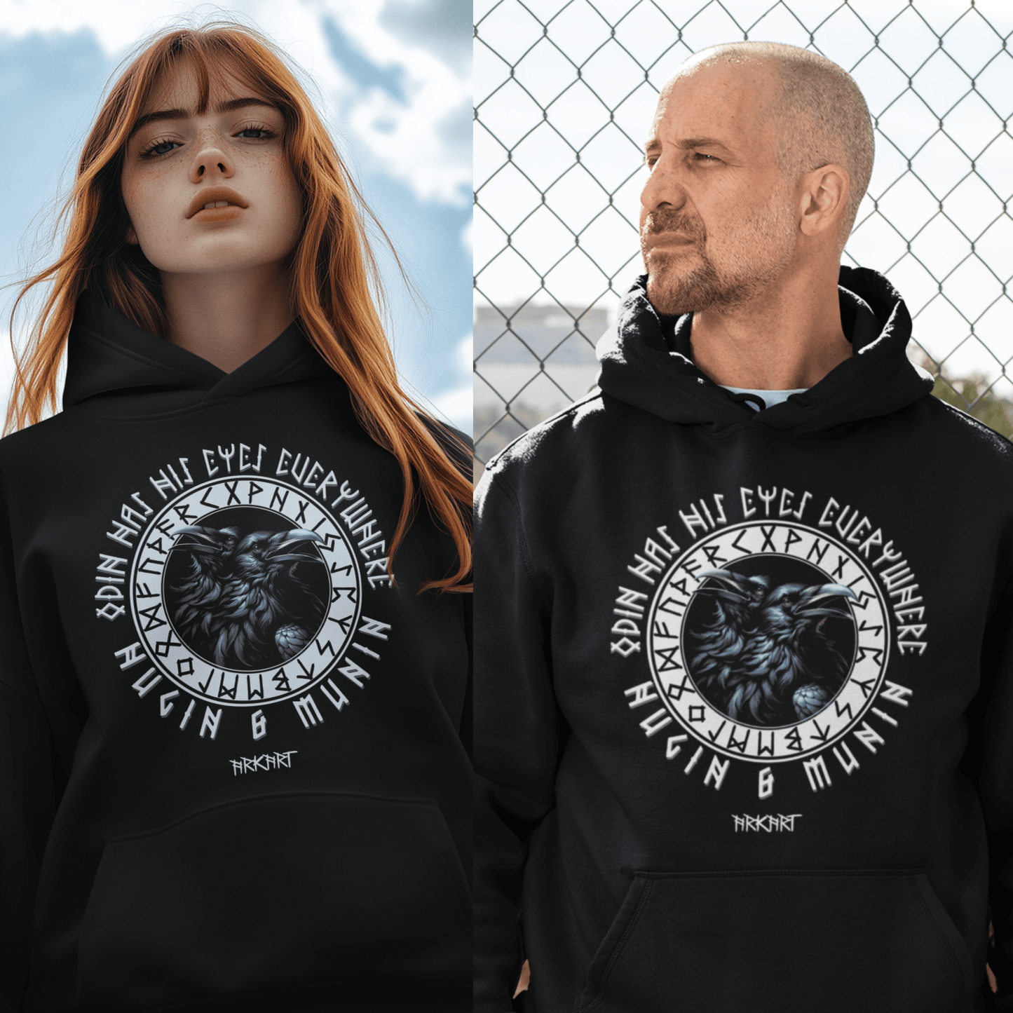 Hugin & Munin - Hoodie