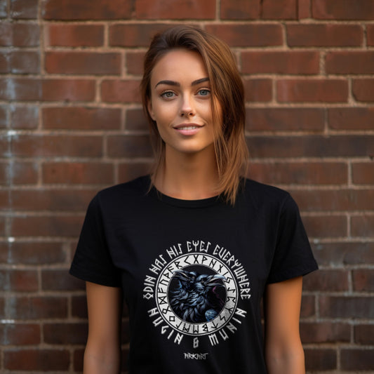 Hugin & Munin - Shirt Damen Fitted Cut