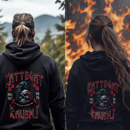 Kattegat Ravens - Hoodie - Sidepocket