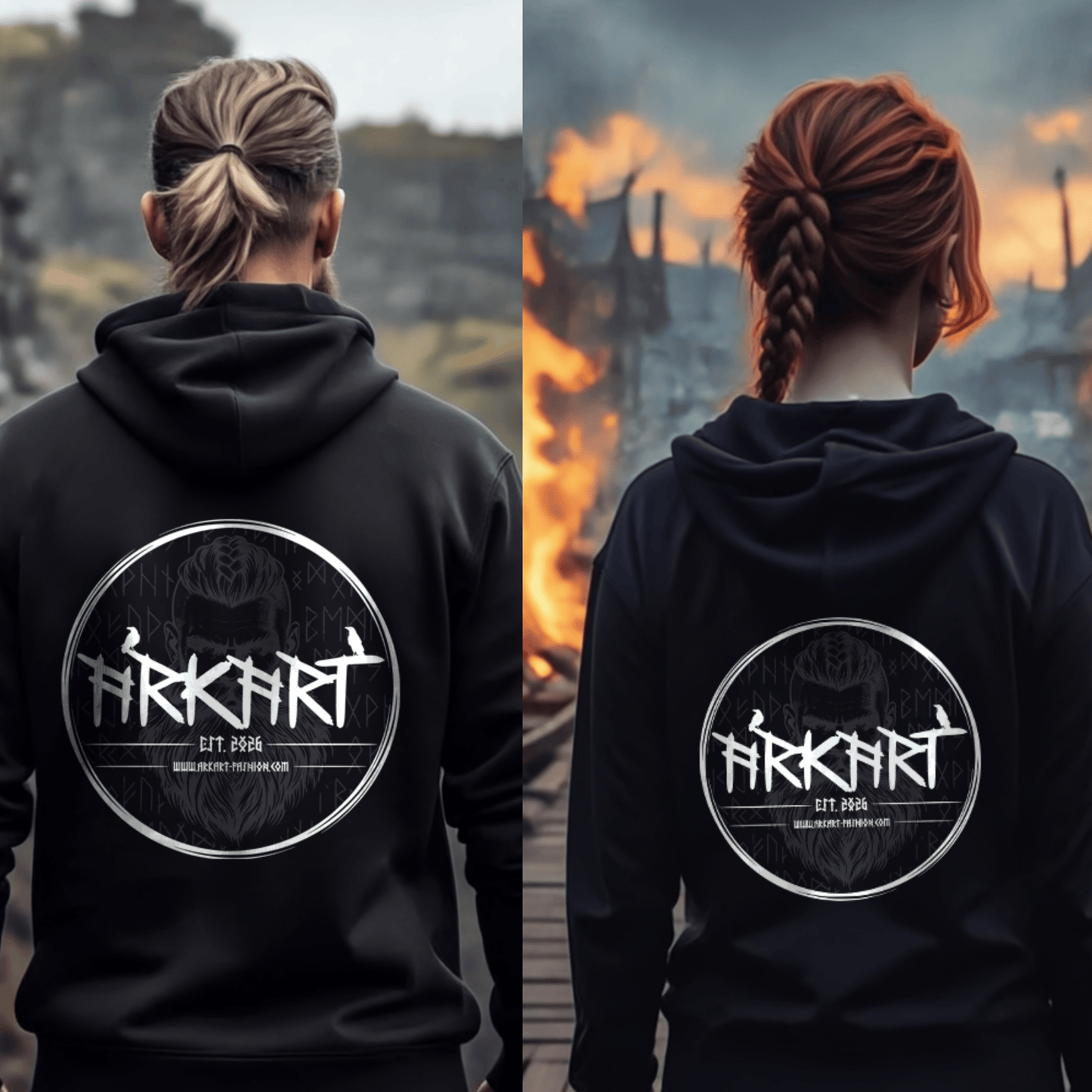 ARKART - Zipper-Hoodie