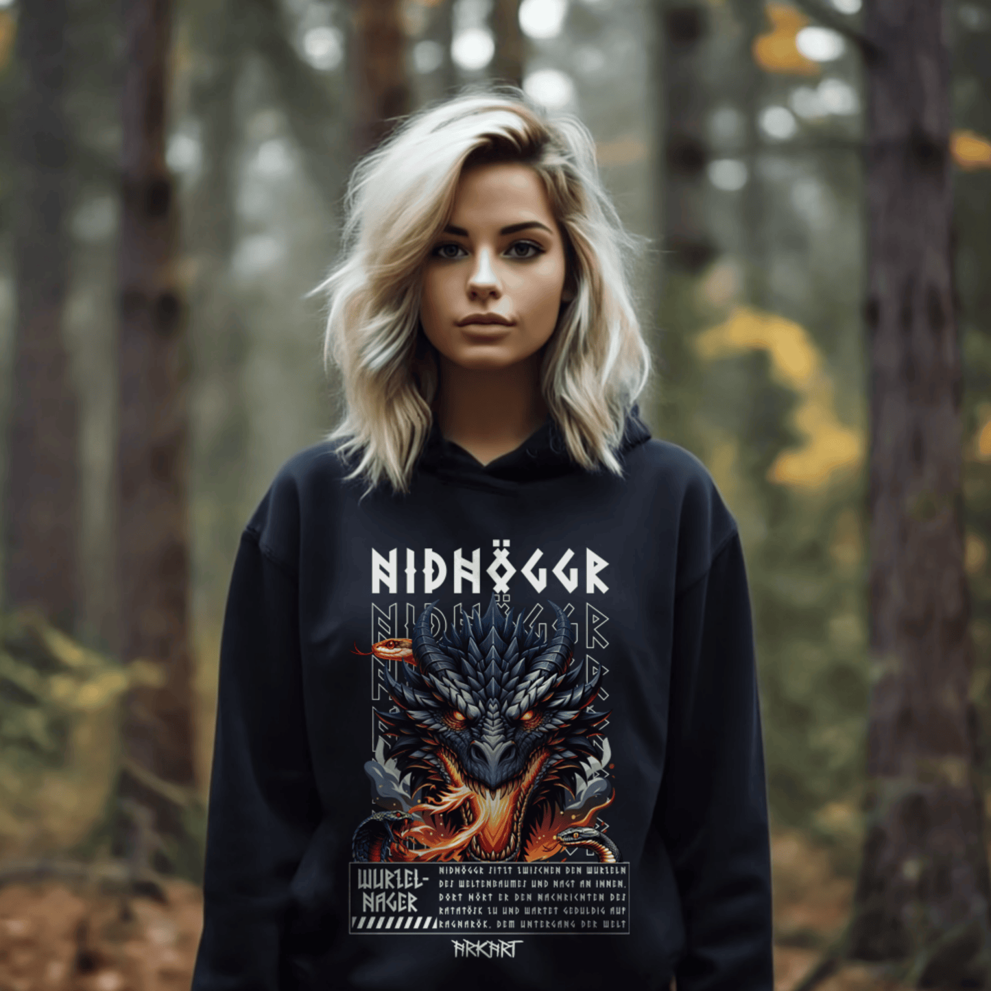 Nidhöggr - Hoodie - Sidepocket