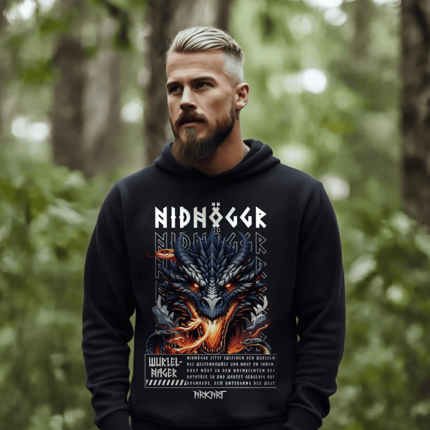 Nidhöggr - Hoodie - Sidepocket