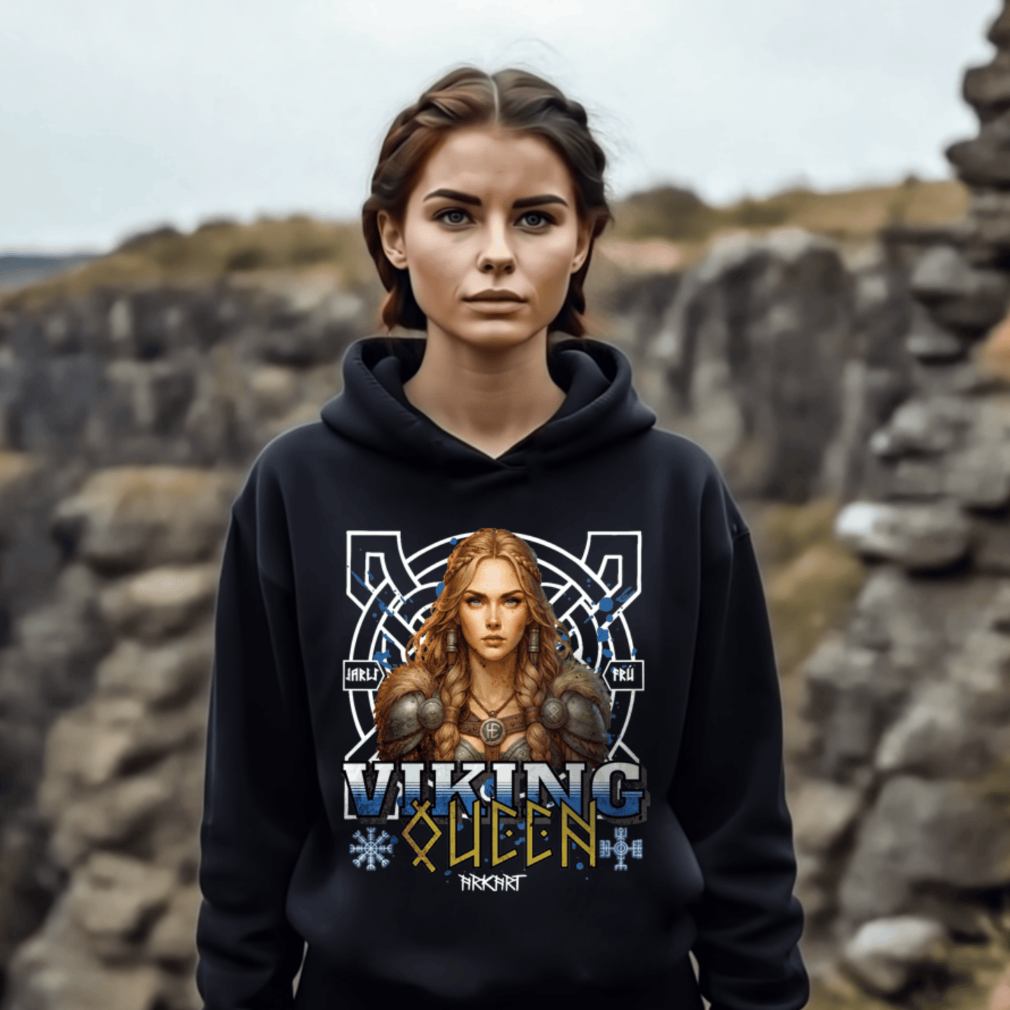 Viking Queen - Hoodie - Sidepocket