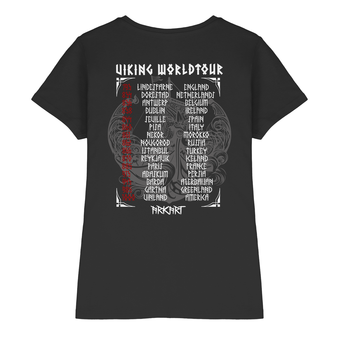 Viking Worldtour - Shirt Damen Fitted Cut