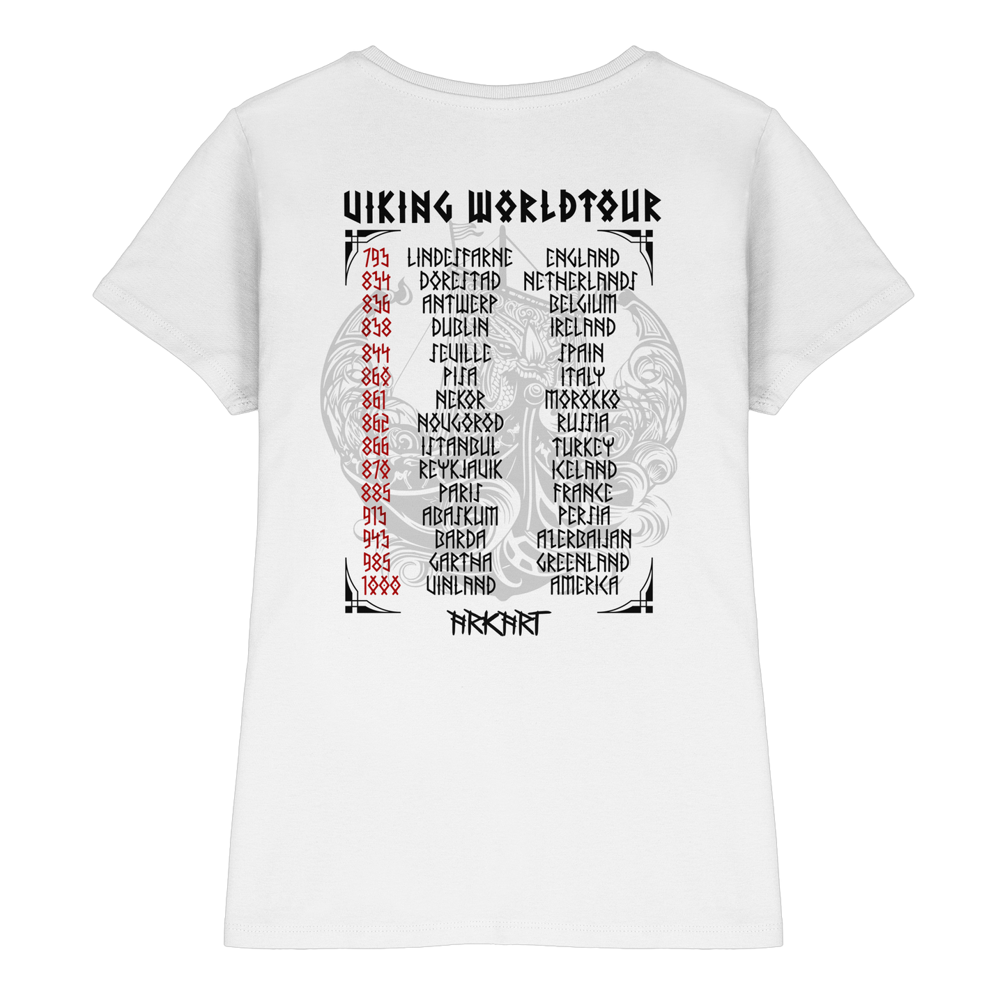 Viking Worldtour - Shirt Damen Fitted Cut
