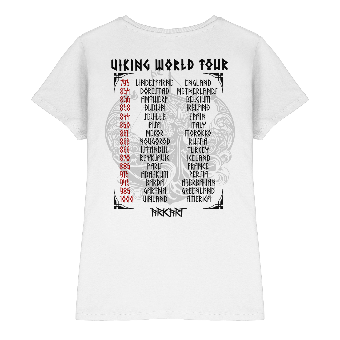 Viking Worldtour - Shirt Damen Cutted Fit