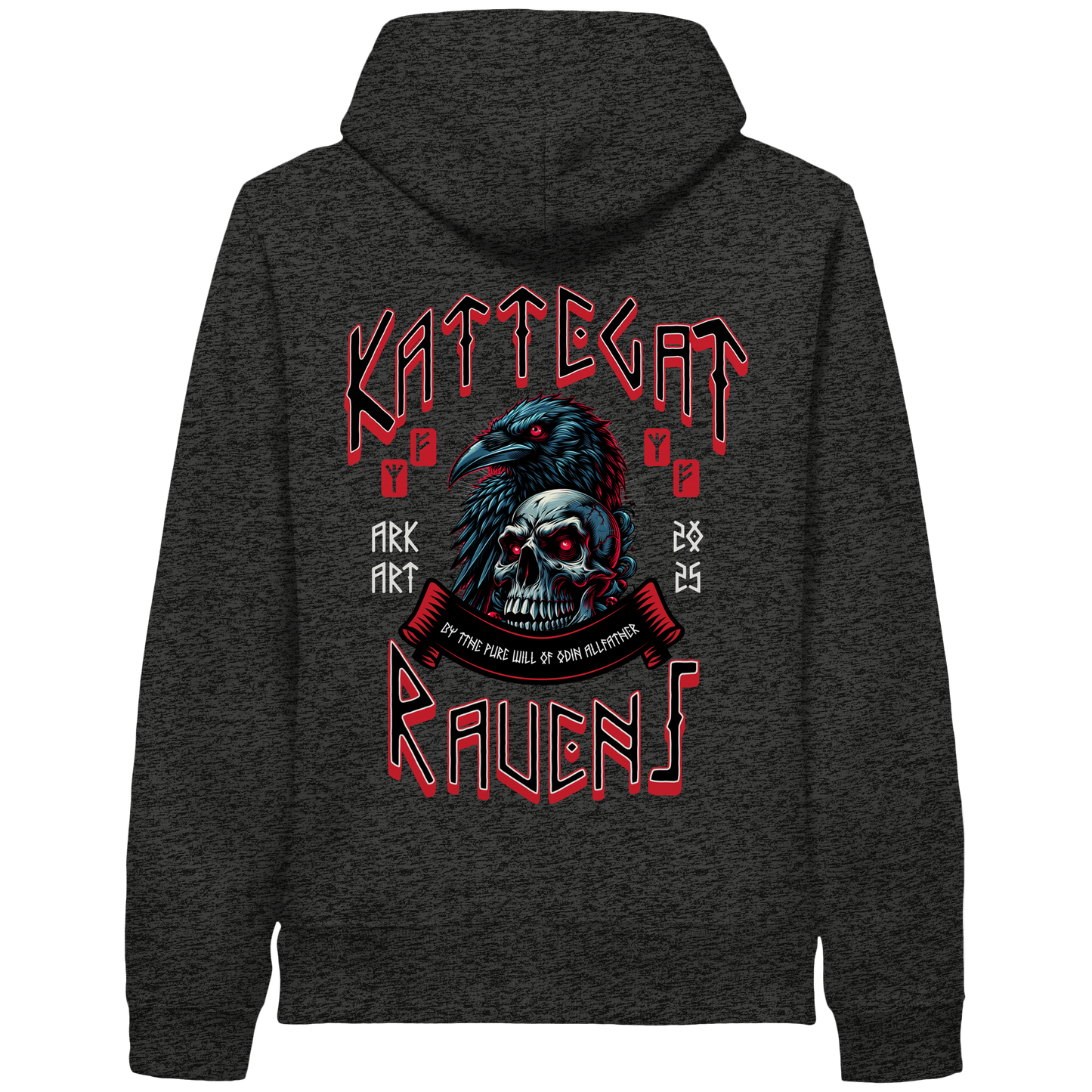 Kattegat Ravens - Hoodie - Sidepocket