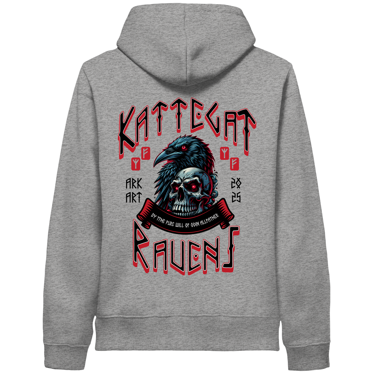 Kattegat Ravens - Hoodie - Sidepocket