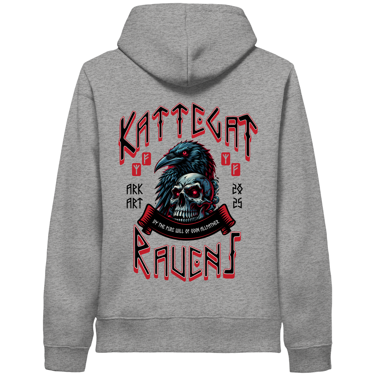 Kattegat Ravens - Hoodie - Sidepocket