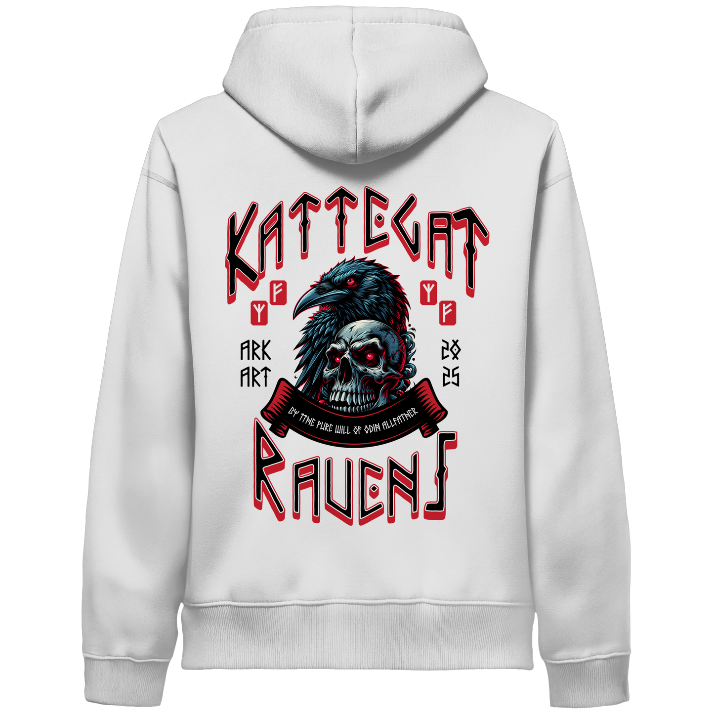 Kattegat Ravens - Hoodie - Sidepocket