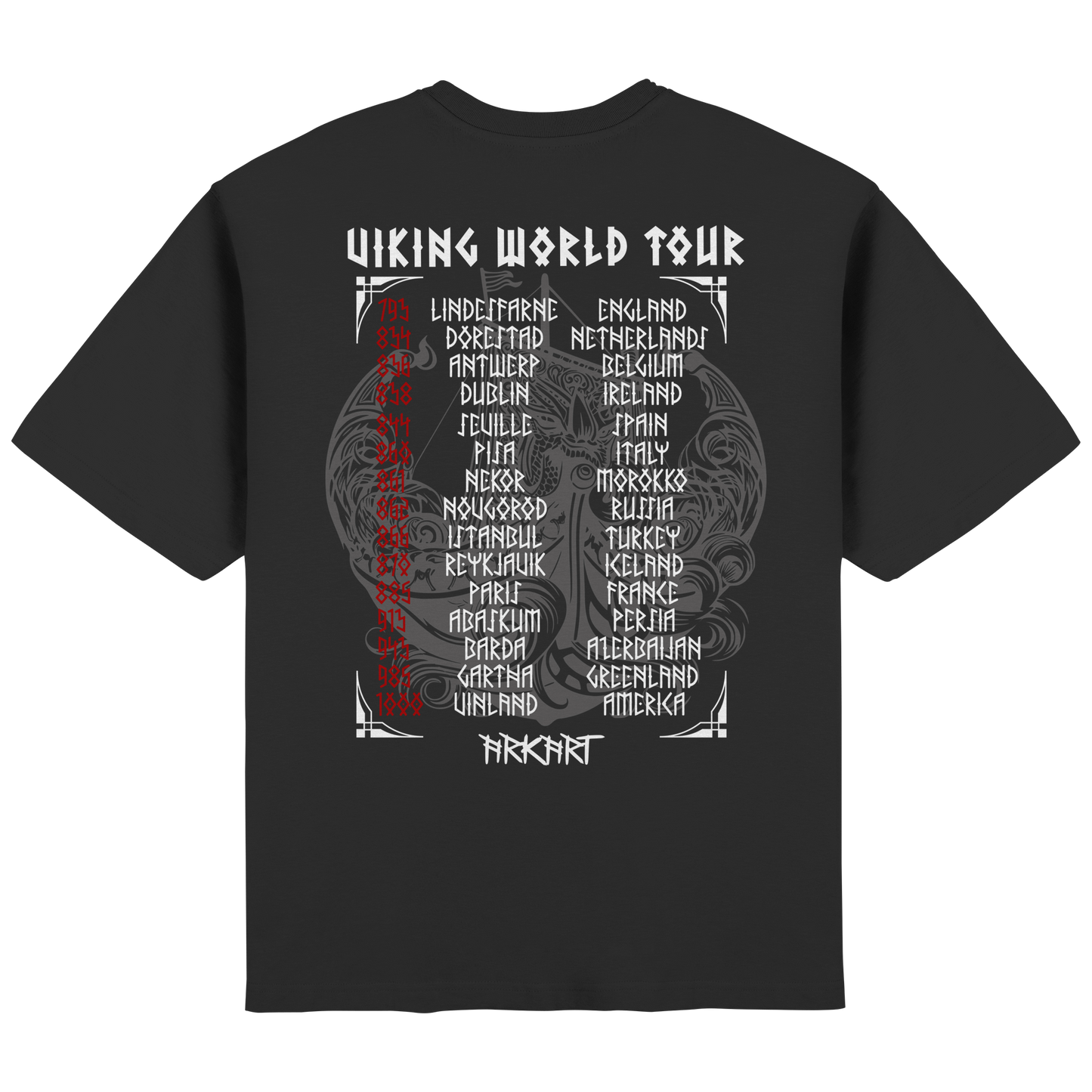 Viking Worldtour - Oversize T-Shirt