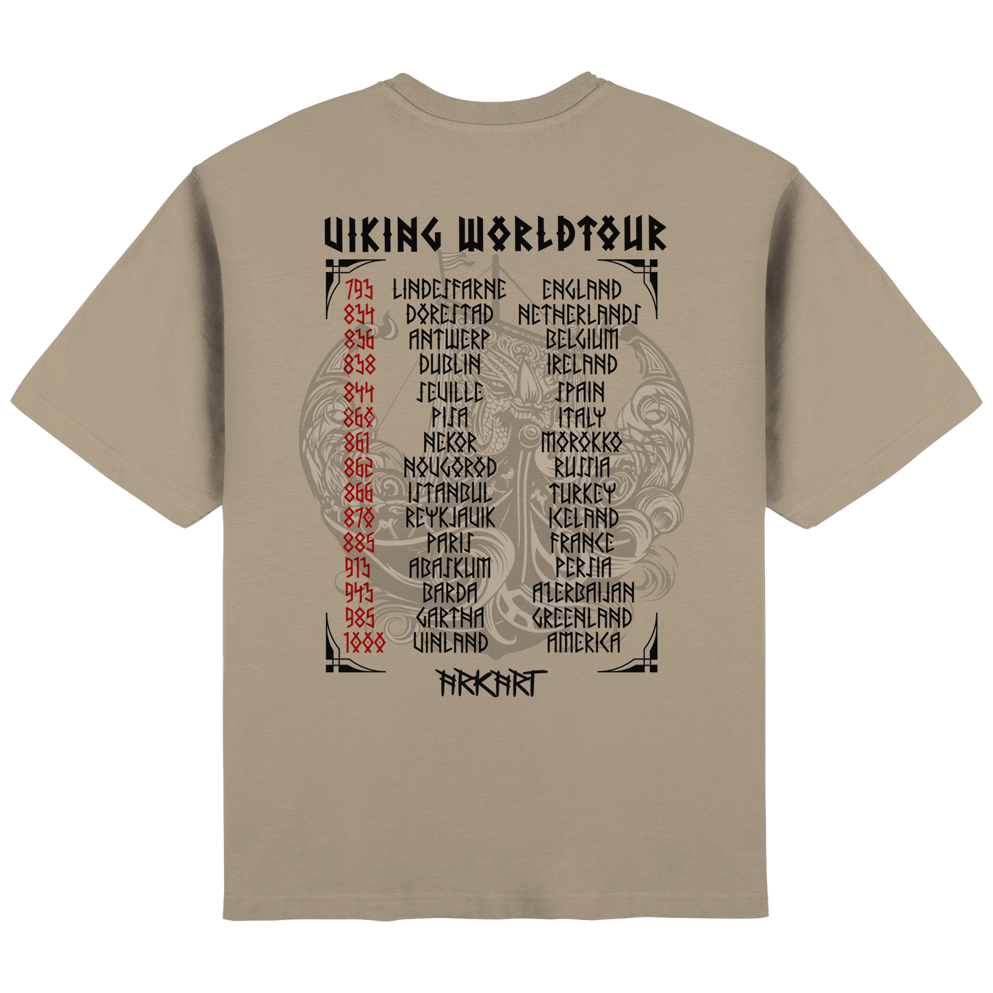 Viking Worldtour - Oversize T-Shirt