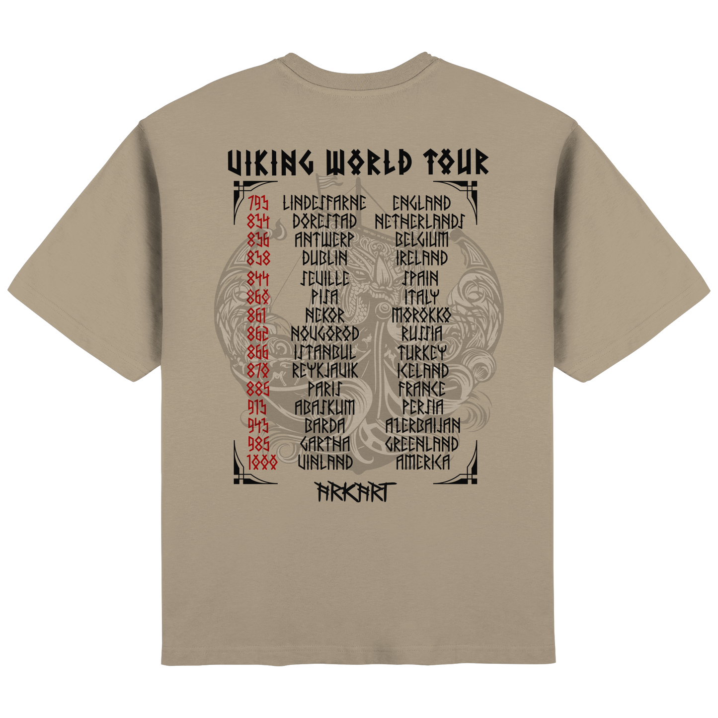 Viking Worldtour - Oversize T-Shirt