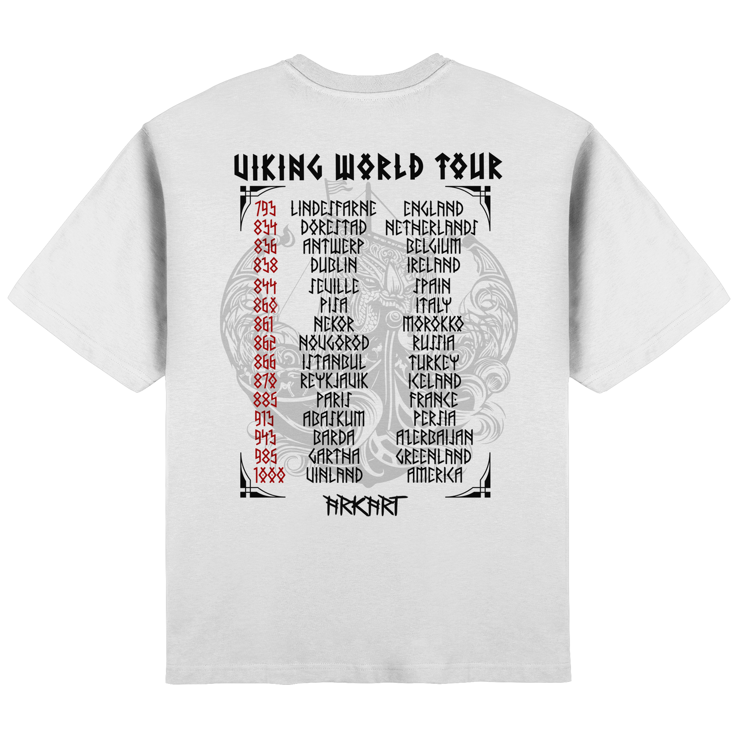 Viking Worldtour - Oversize T-Shirt