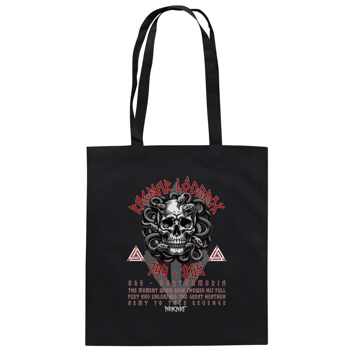 Ragnar in Northumbria - Baumwolltasche