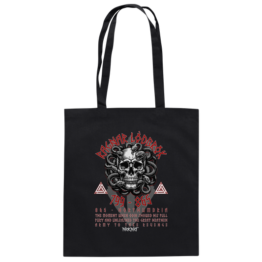 Ragnar in Northumbria - Baumwolltasche