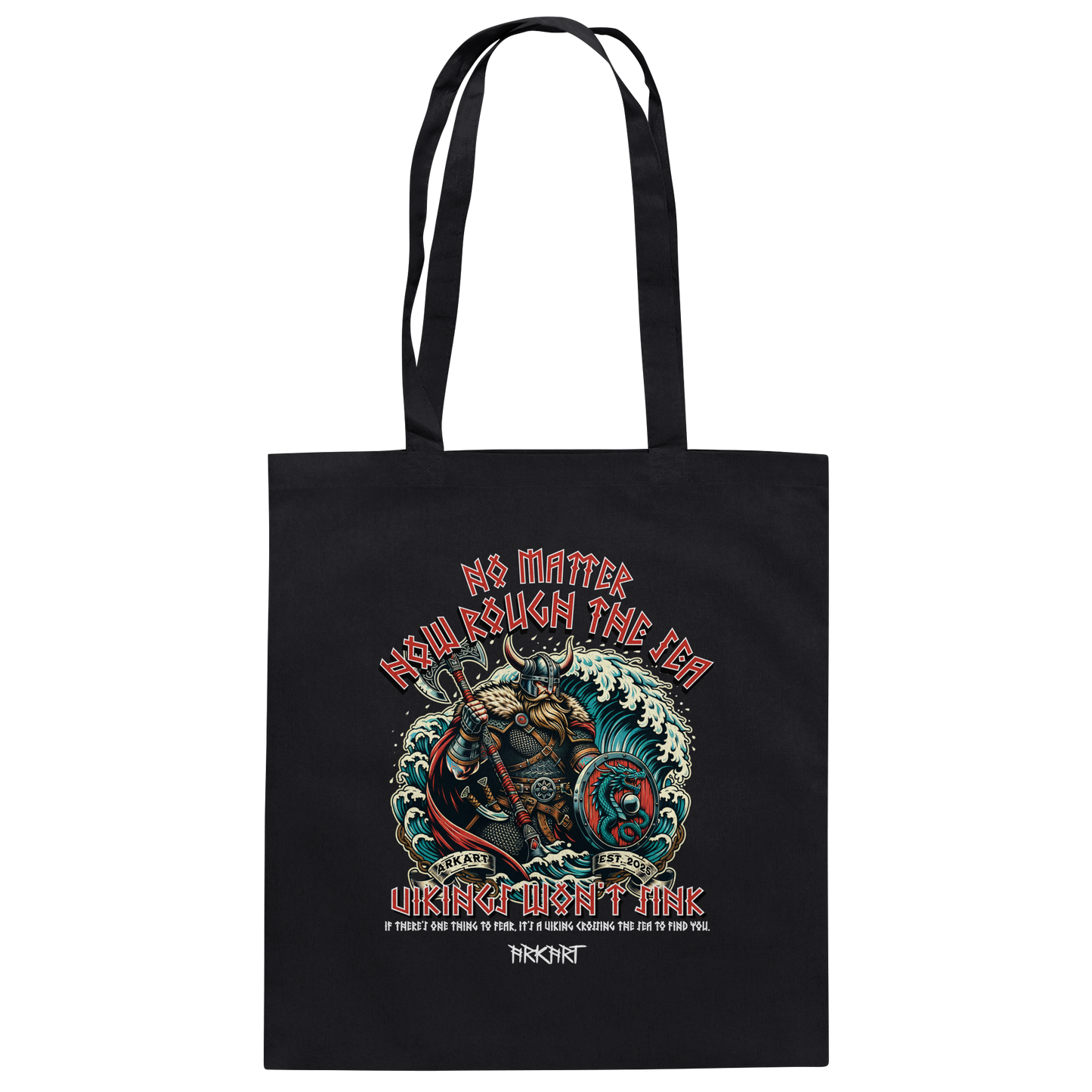 No matter how rough the sea - Baumwolltasche