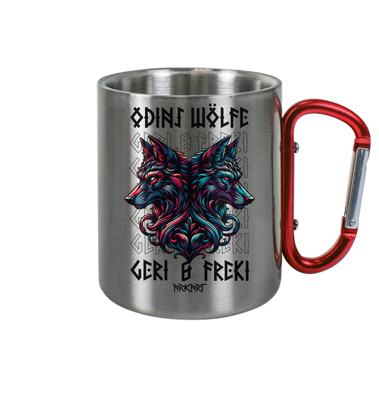 Geri & Freki - Tasse Edelstahl