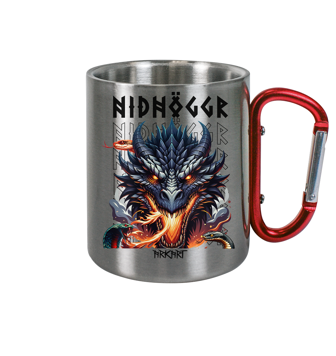Nidhöggr - Tasse Edelstahl