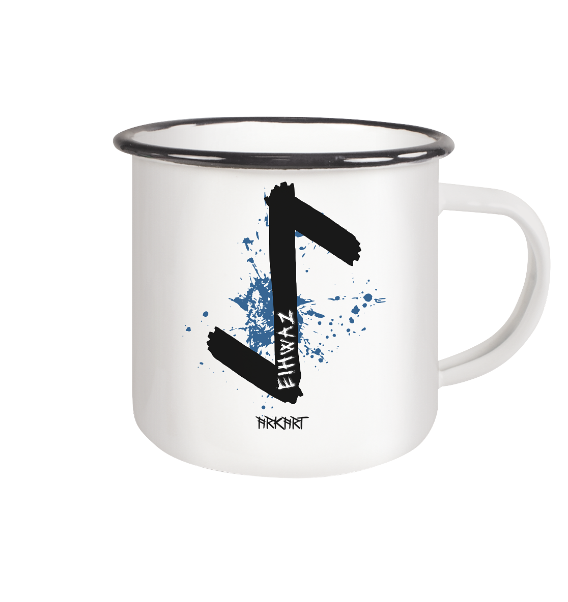 Eihwaz - Tasse Emaille