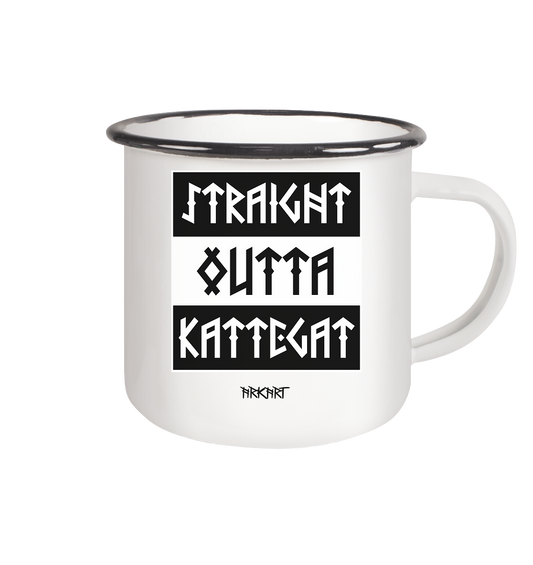 Straight outta Kattegat - Tasse Emaille