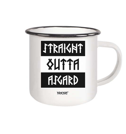 Straight outta Asgard - Tasse Emaille