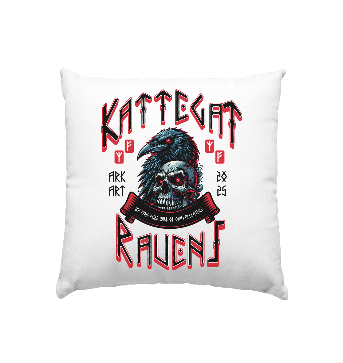 Kattegat Ravens - Kissen 40x40cm