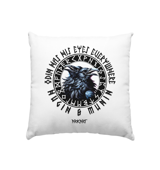 Hugin & Munin - Kissen 40x40cm