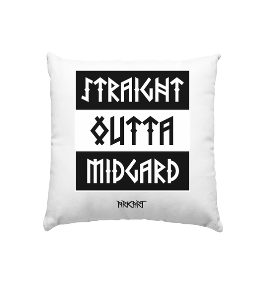 Straight outta Midgard - Kissen 40x40cm