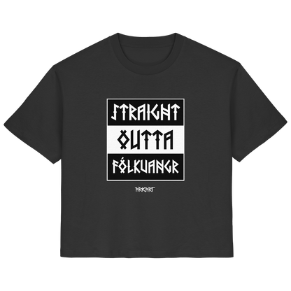 Straight outta Fólkvangr - Shirt Damen Regular Fit