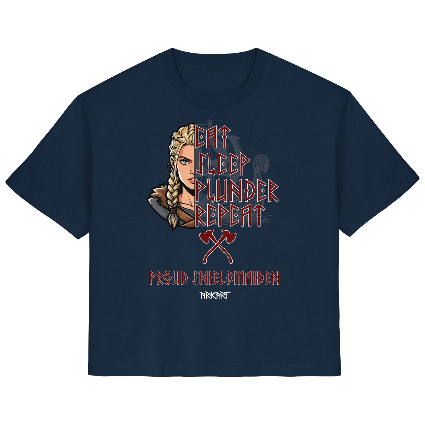 Eat, Sleep, Plunder, Repeat - Shieldmaiden - Shirt Damen Regular Fit