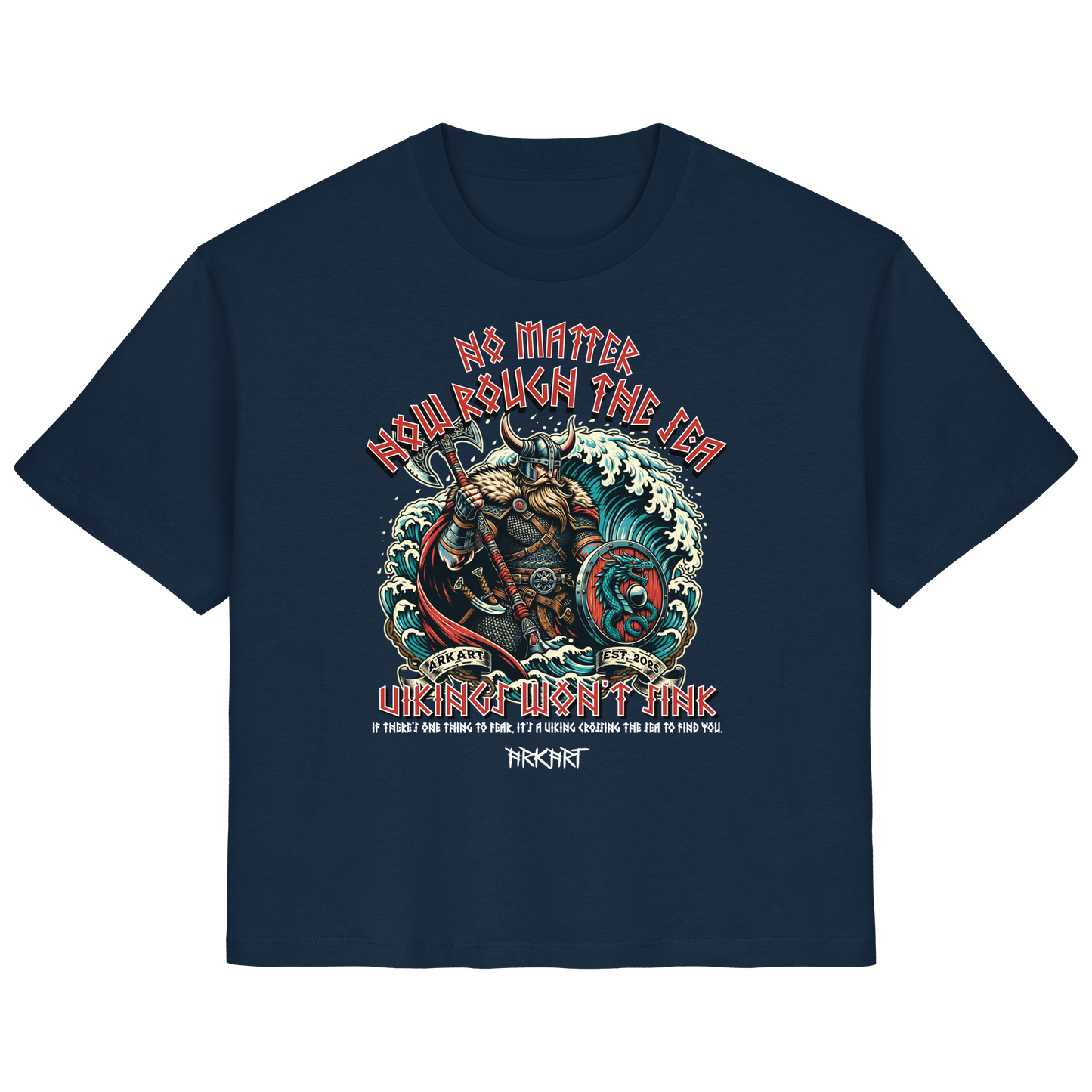 No matter how rough the sea - Shirt Damen Regular Fit