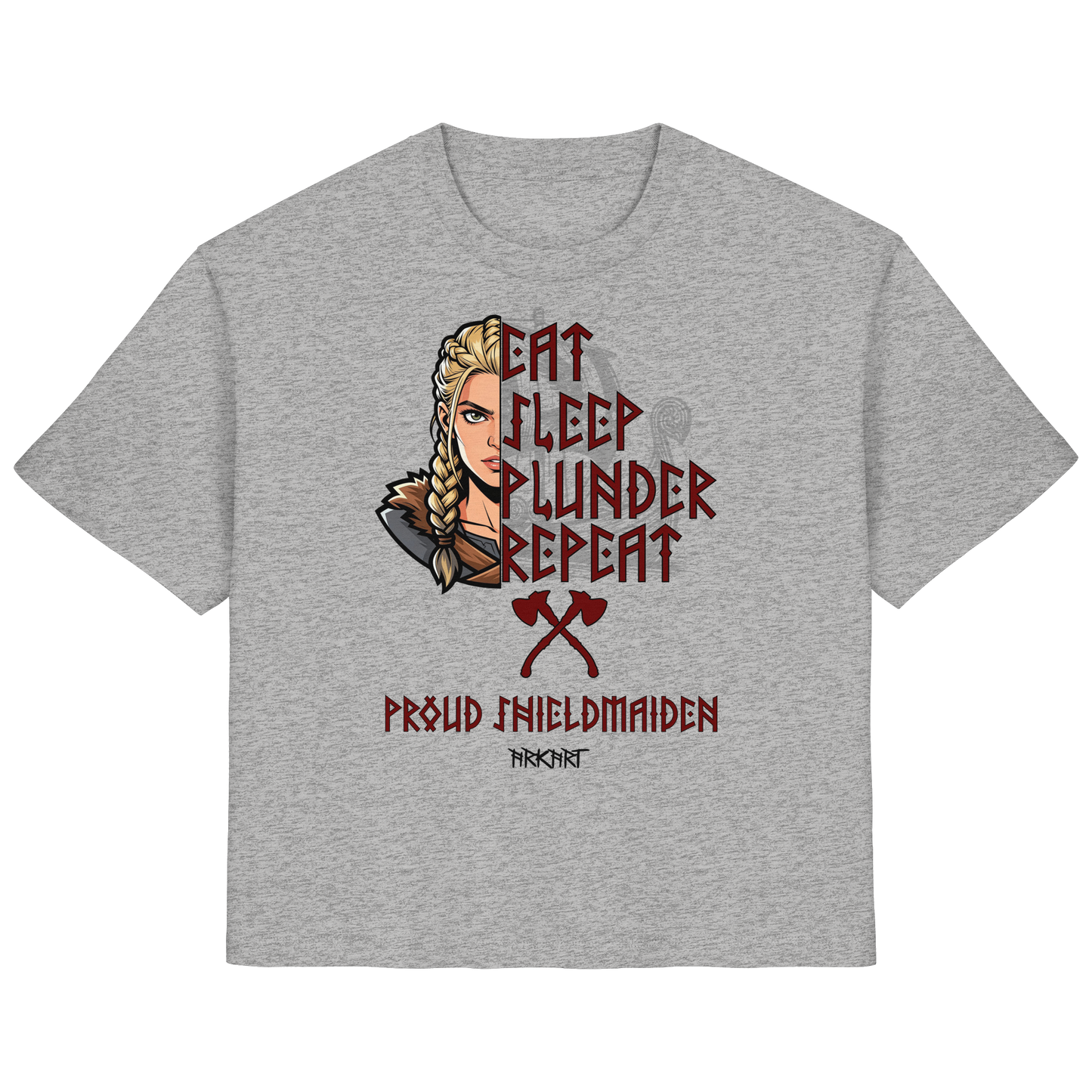 Eat, Sleep, Plunder, Repeat - Shieldmaiden - Shirt Damen Regular Fit