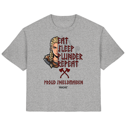 Eat, Sleep, Plunder, Repeat - Shieldmaiden - Shirt Damen Regular Fit